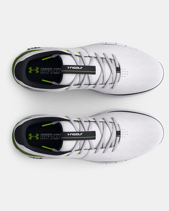 Men's UA HOVR™ Fade 2 Spikeless Golf Shoes, White, pdpMainDesktop image number 2